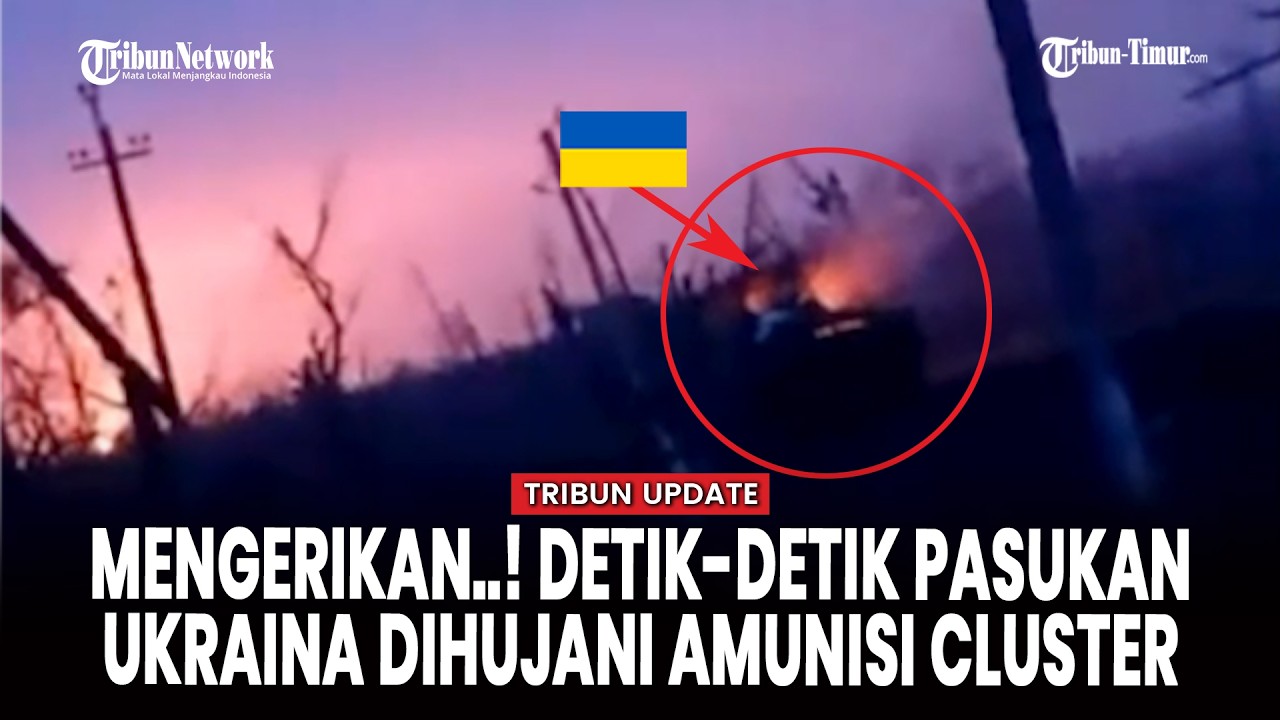 [FULL] Serangan Amunisi Cluster di Zaporizhia, Kendaraan Lapis Baja Ukraina Terdampak