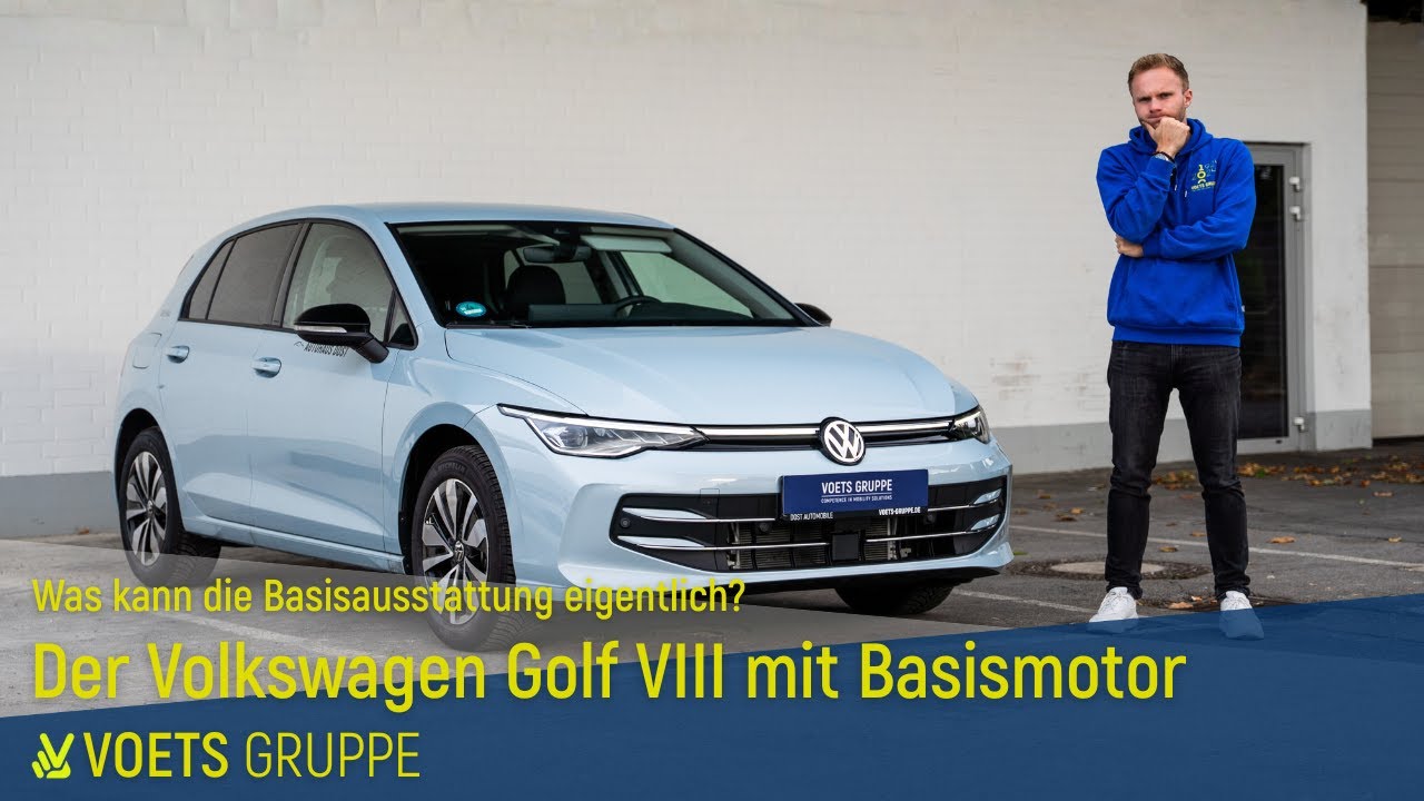VW Golf 8 mit Einstiegsmotor - Das bietet die Grundausstattung wirklich | VOETS GRUPPE