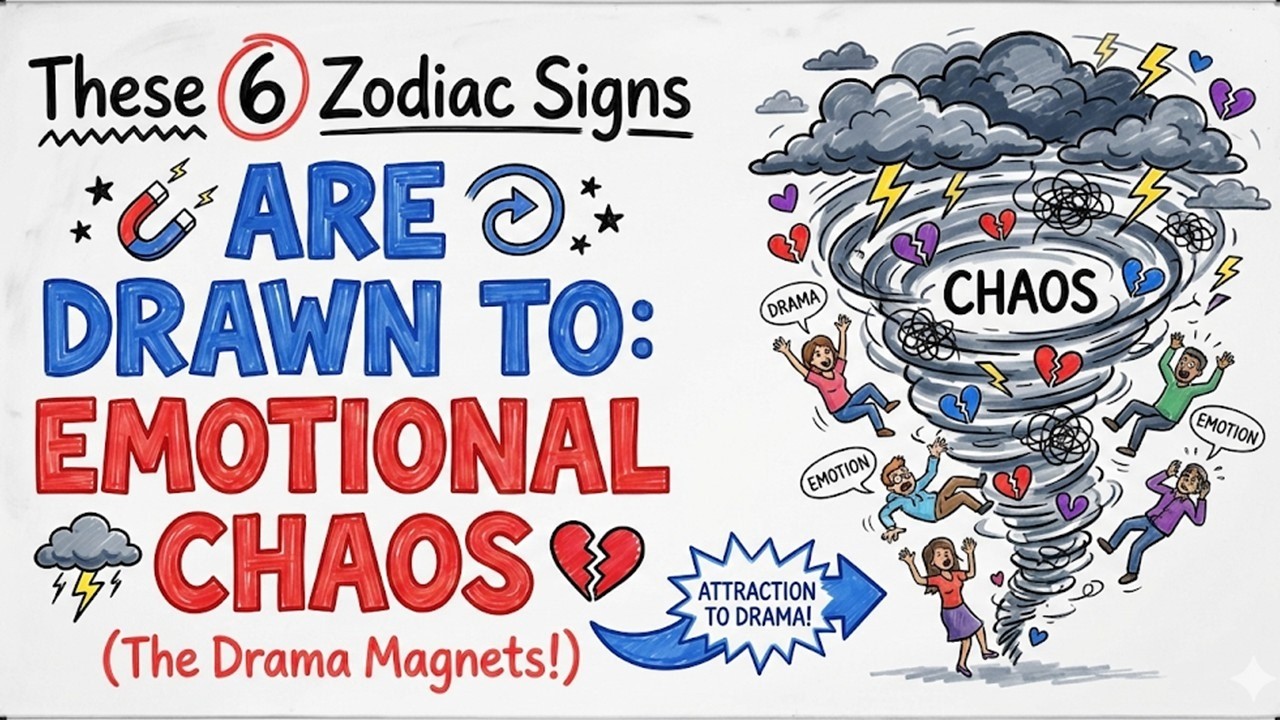 These 6 Zodiac Signs Are Drawn to Emotional Chaos