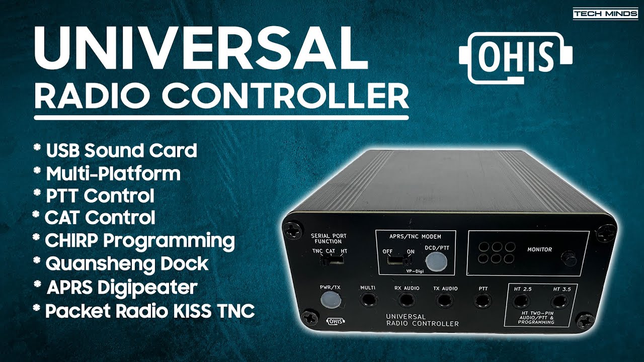 Universal Radio Controller - Supports Quansheng Dock & CHIRP + Much More!