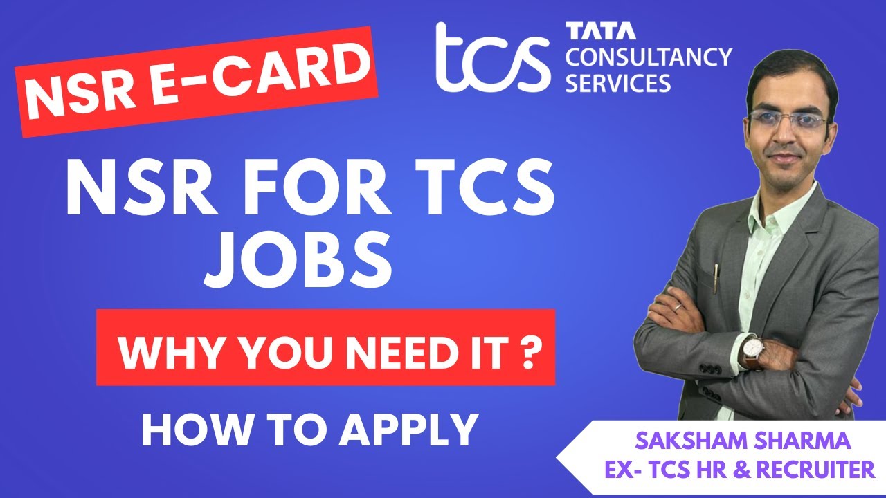 The Ultimate Guide to NSR Registration process for TCS | Explained in detailed by Ex TCS HR