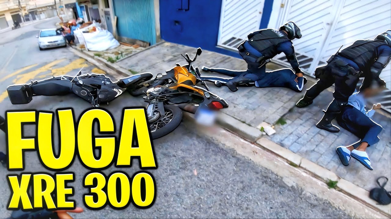 FuGa de XRE300 + 18 MIL de MULTAs
