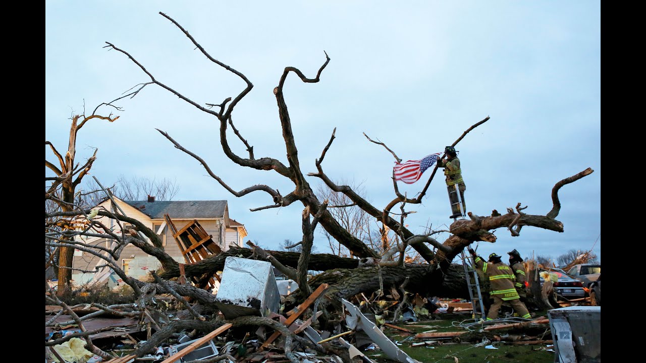 Tornado Aftermath in Fairdale, Illinois