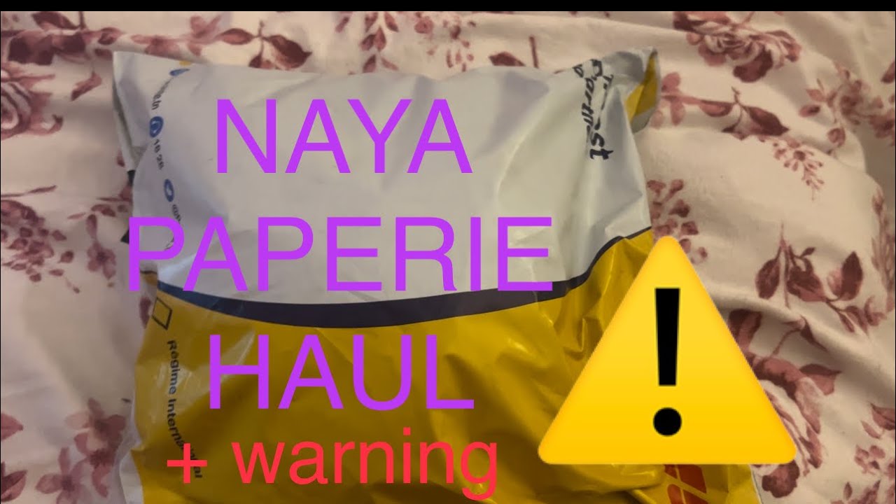 Naya paperie haul and unboxing. ⚠️ caution to buyers⚠️ read description 🎀