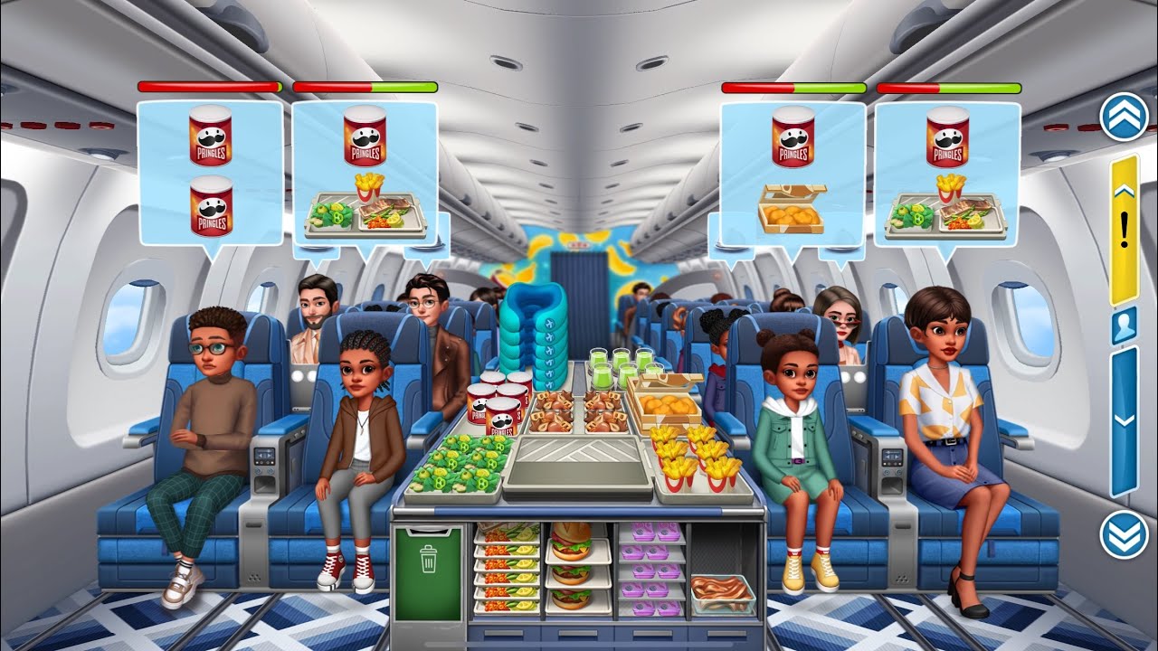 Airplane Chefs x Pringles | Denver ✈️ Level 48-50 🔥🍟🍔