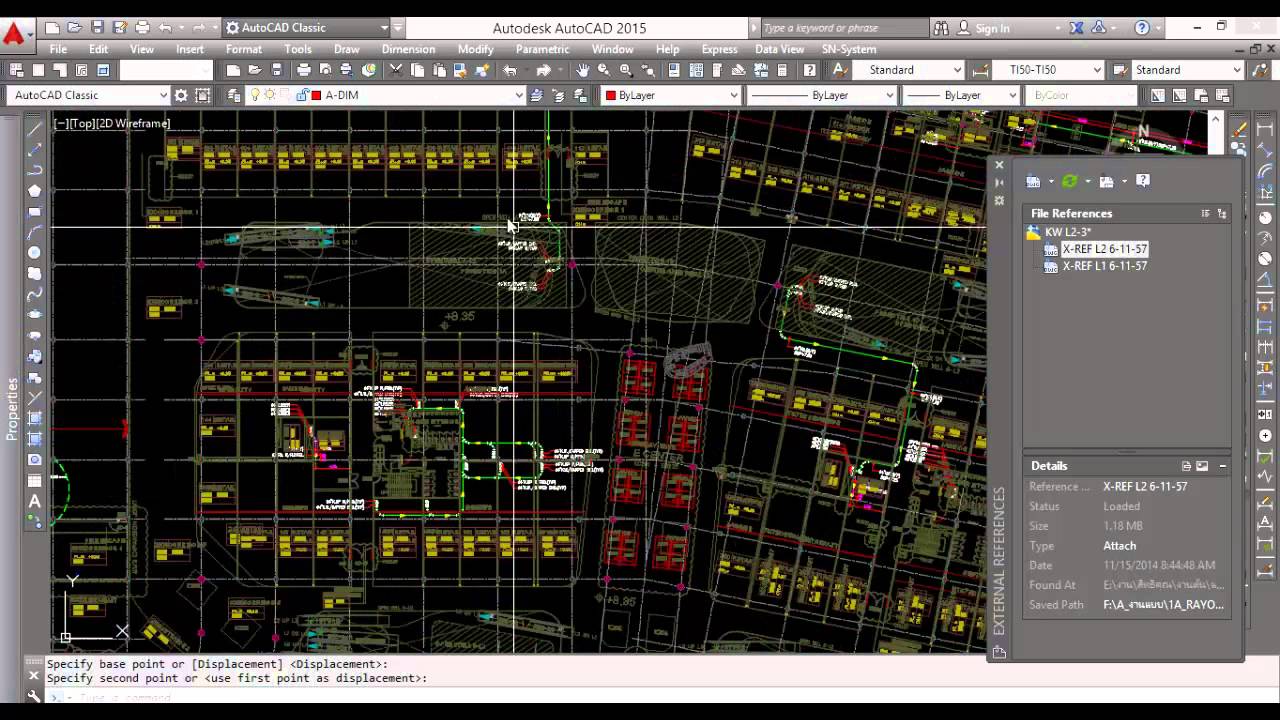 X-ref Autocad การใช้งาน และการปรับแต่ง รวมถึงการ Save งานกับ X-ref