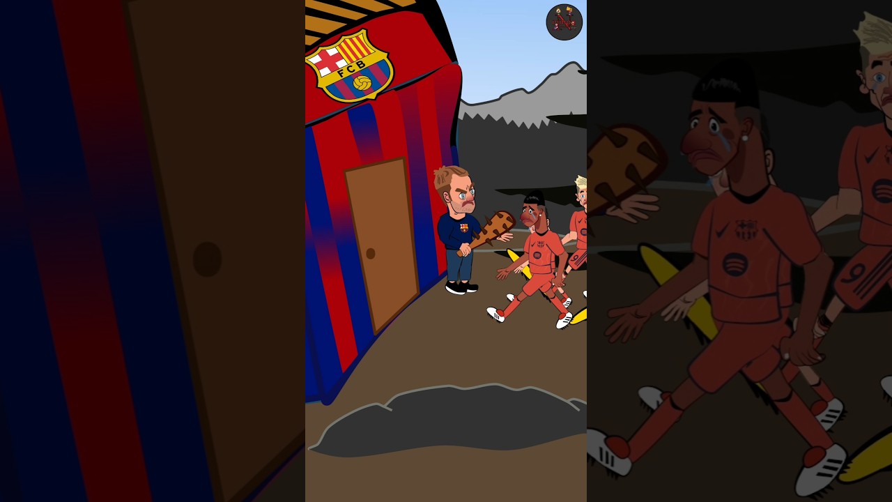 Sevilla 4 - Barcelona 1 Flick lost it and punished his players! #football #barcelona #sevilla