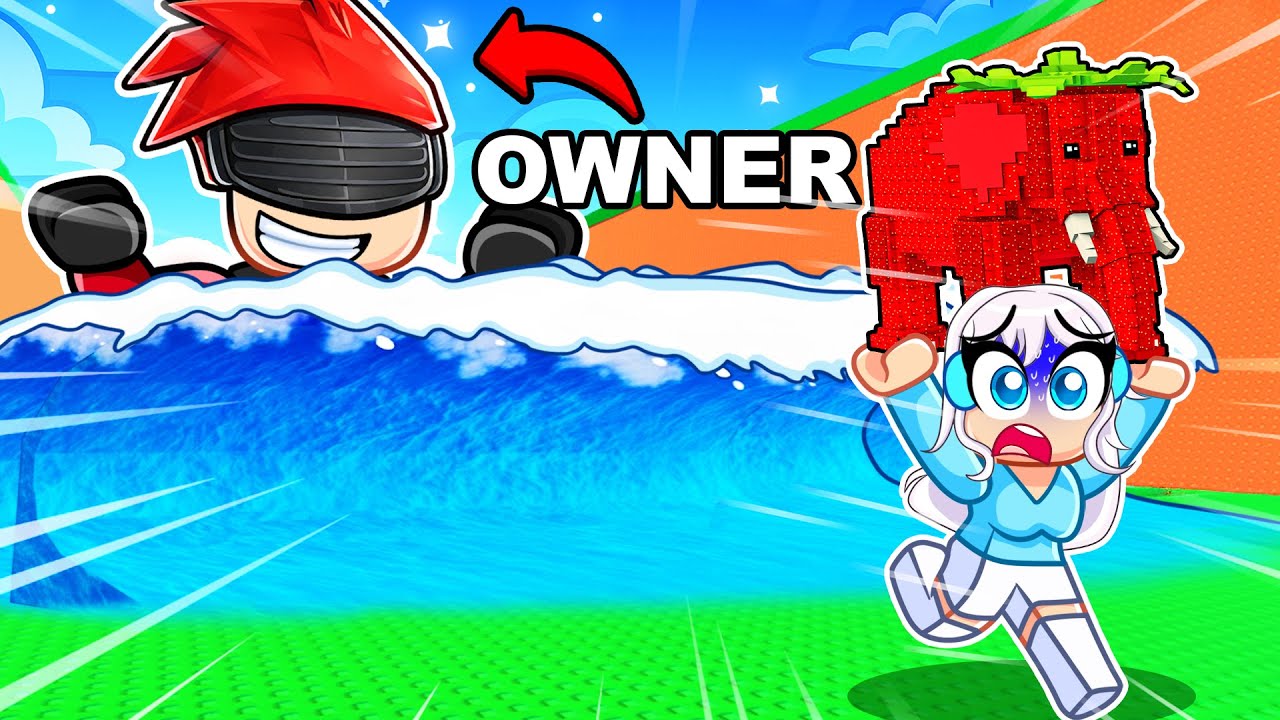 Using the Owner’s Account to Troll My Crush In Escape Tsunami For Brainrots...