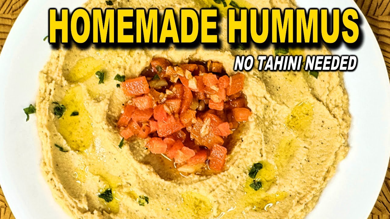 Creamy Homemade Hummus Recipe | No Tahini? No Problem!