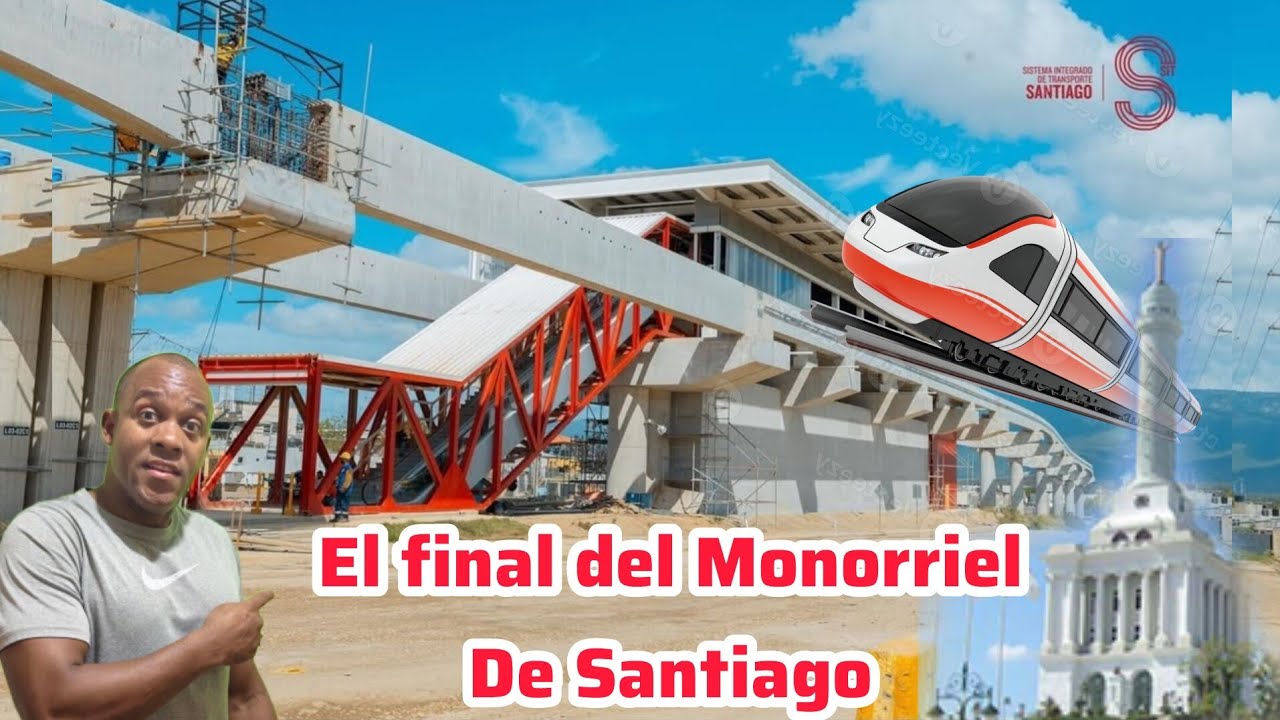 Así va el final del monoriel de Santiago. 