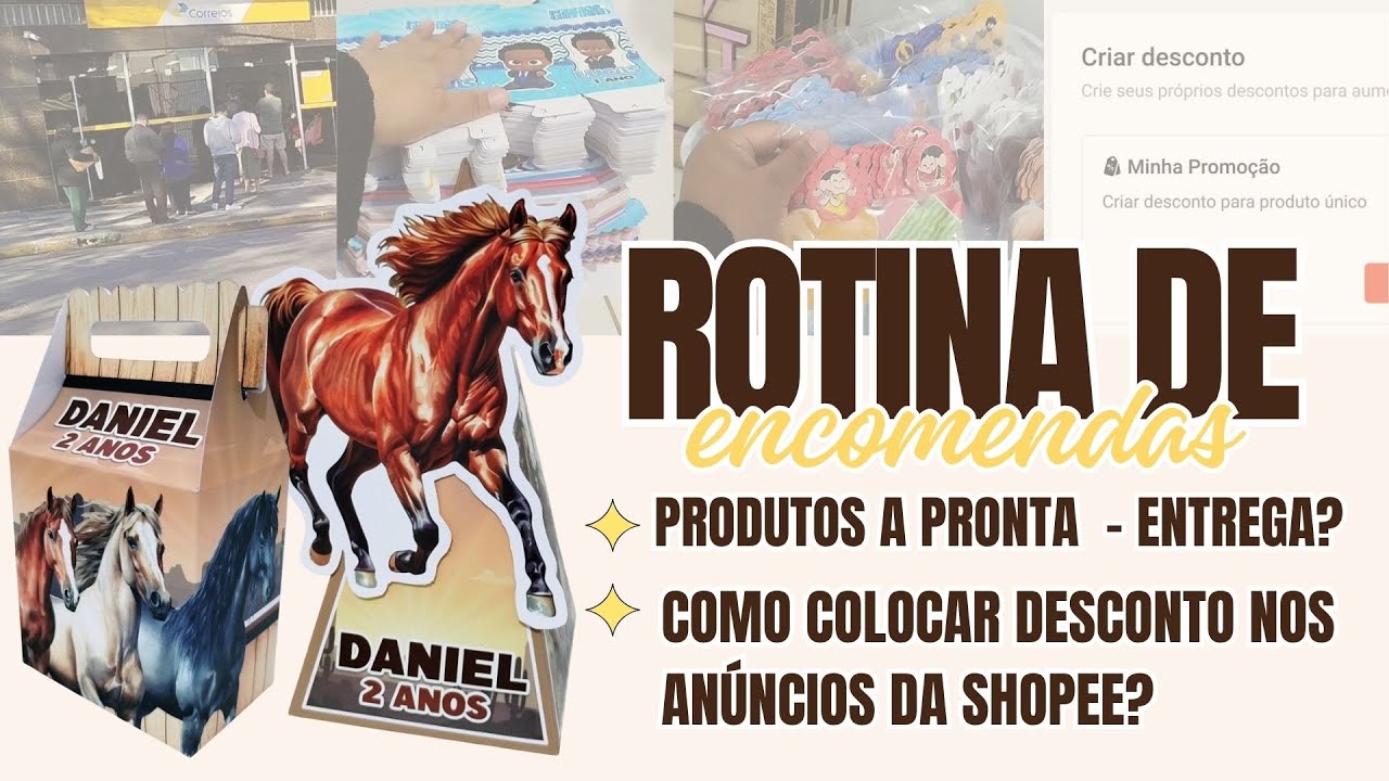 Rotina de Encomendas🌻 Produtos à Pronta Entrega: Nova Tendência?🤔| Shopee: Como Aplicar Desconto -5%