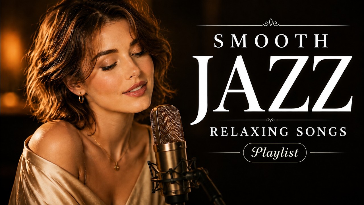 Moonlight Smooth Jazz | Soulful Love Lyrics & Soft Female Vocals to Melt Stress Away