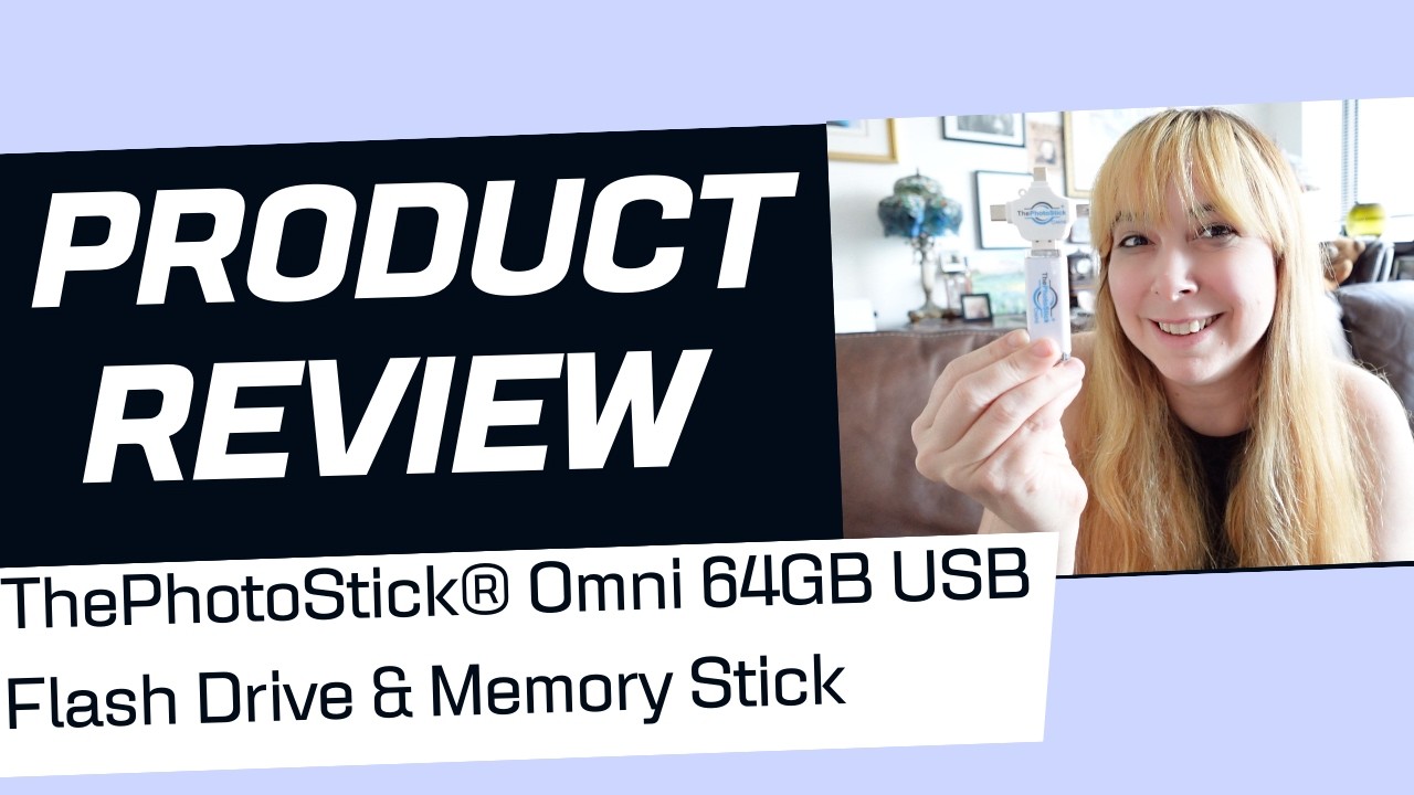 ThePhotoStick® Omni 64GB USB Flash Drive & Memory Stick REVIEW!