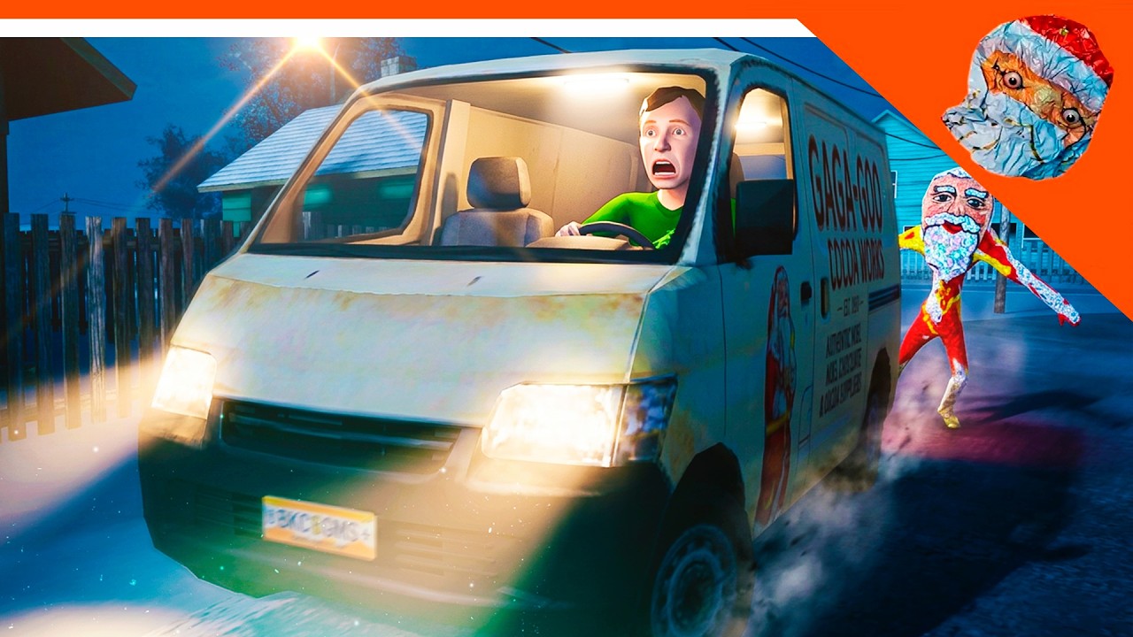 🩸 НОВАЯ КОНЦОВКА / ФИНАЛ НА ГРУЗОВИКЕ ПОБЕГ ГУГУ ГАГА ДЕД МОРОЗ 🩸 Goo Goo Gaga: Scary Factory