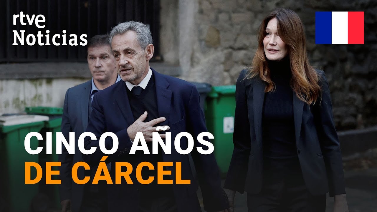 FRANCIA: El EXPRESIDENTE NICOLAS SARKOZY ENTRA EN PRISIÓN por FINANCIACIÓN ILEGAL | RTVE Noticias