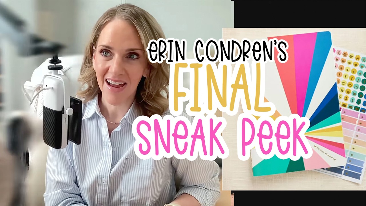 Последний предварительный показ перед запуском продукции Erin Condren!