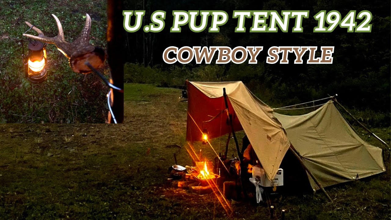 U.S PUP TENT 1942 ・SURVIVAL CAMPING ・BUSHCRAFT  JAPAN