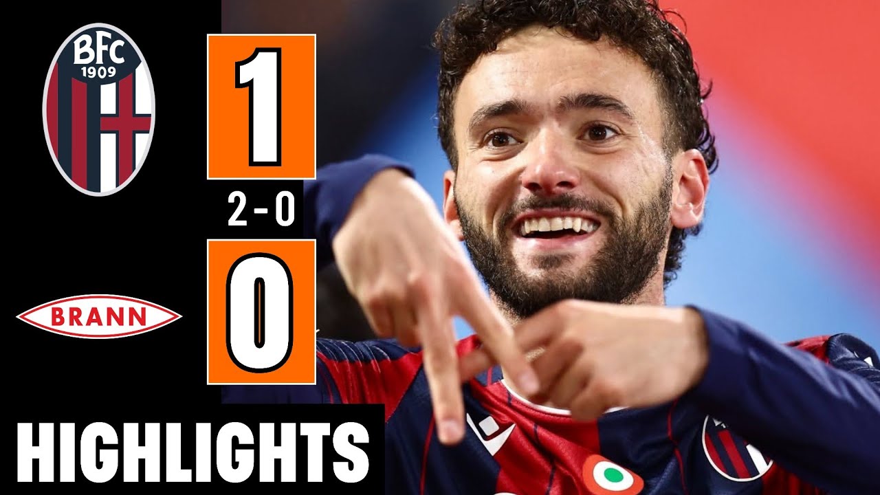 Bologna vs Brann 1-1 (Agg. 2-0) | Highlights | Jo&atilde;o M&aacute;rio Goal | EUROPA LEAGUE | S&oslash;rensen Red Card