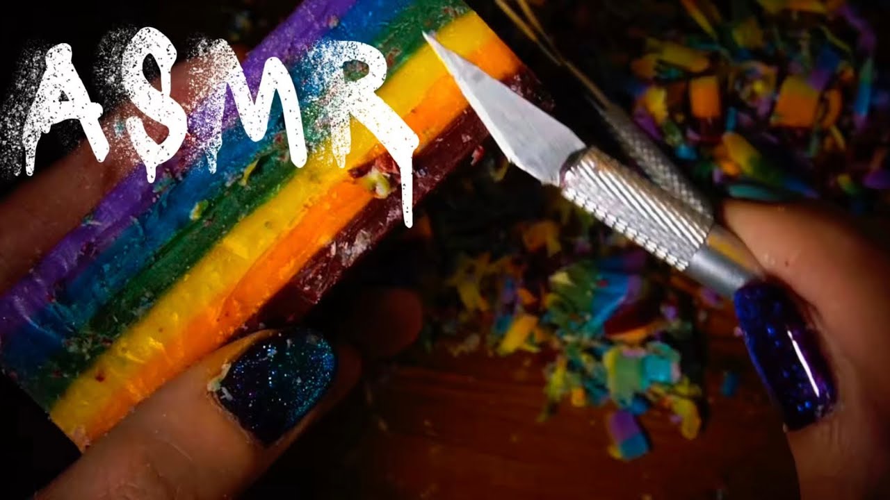 صابون یا آبنبات؟ 🤤🌈 | Foam & Crunch ASMR