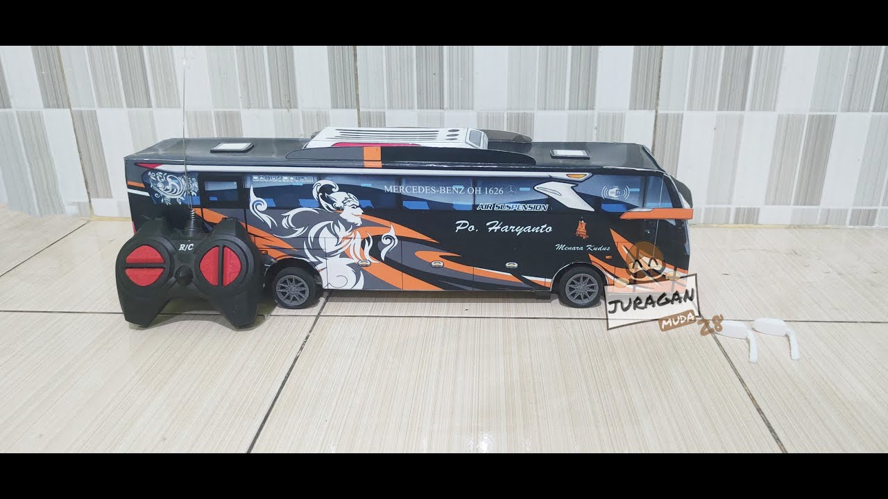 RC Miniatur Bus Haryanto Anoman Bani Jawi + Spion 3D Print