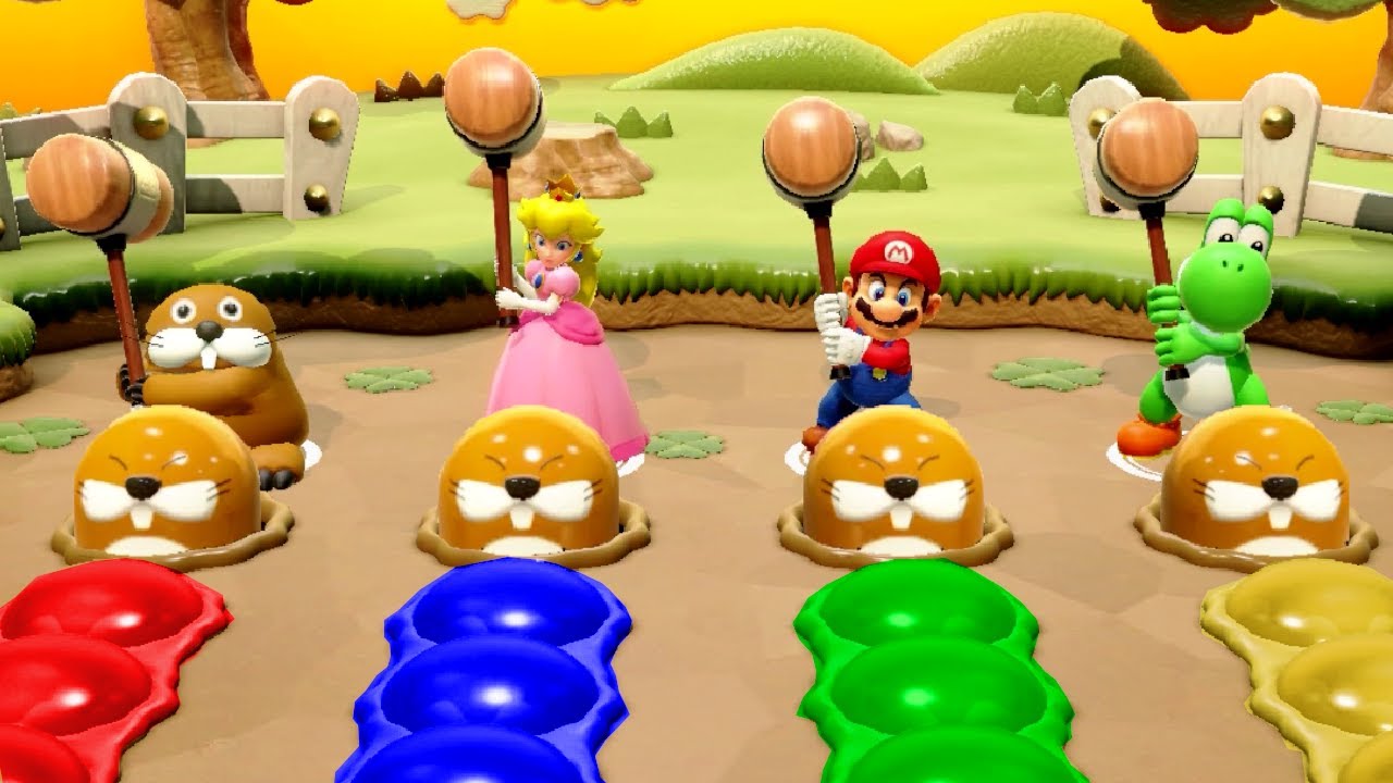 Super Mario Party - Monty Mole's Minigame Battle (Master Difficulty)