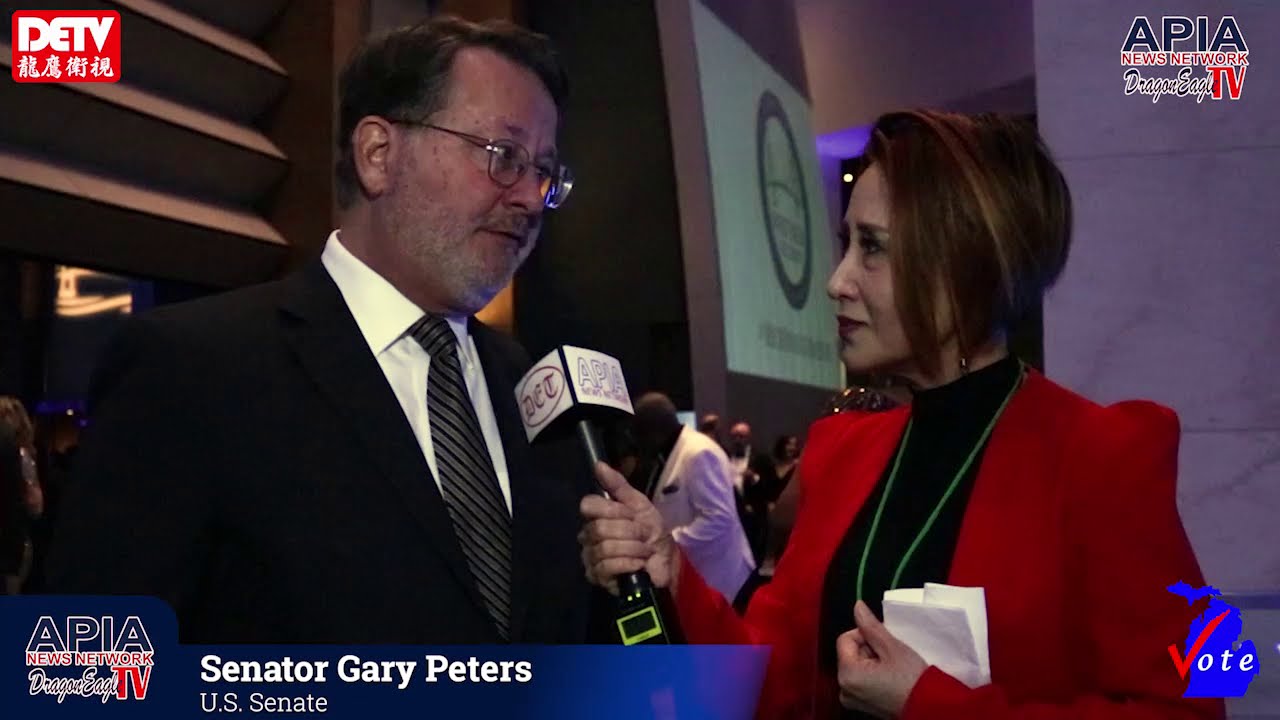 U.S. Senator Gary Peters from Michigan  / APIA News Network-Dragon Eagle TV