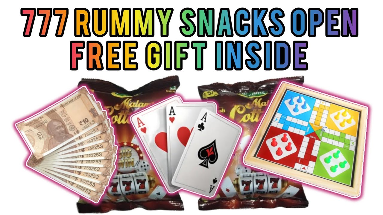🤯777 Rummy Snacks Open | Free Gift Inside Money💸🎁