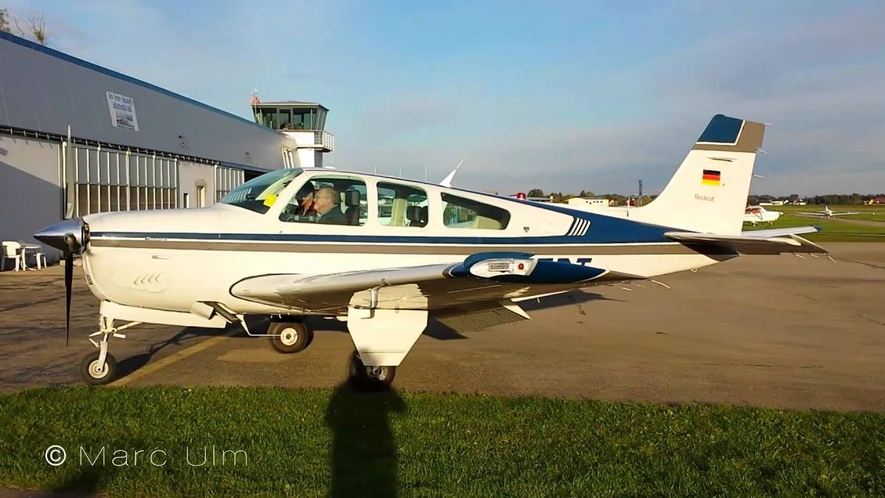 Beechcraft F33A Bonanza Close Outside Start Up