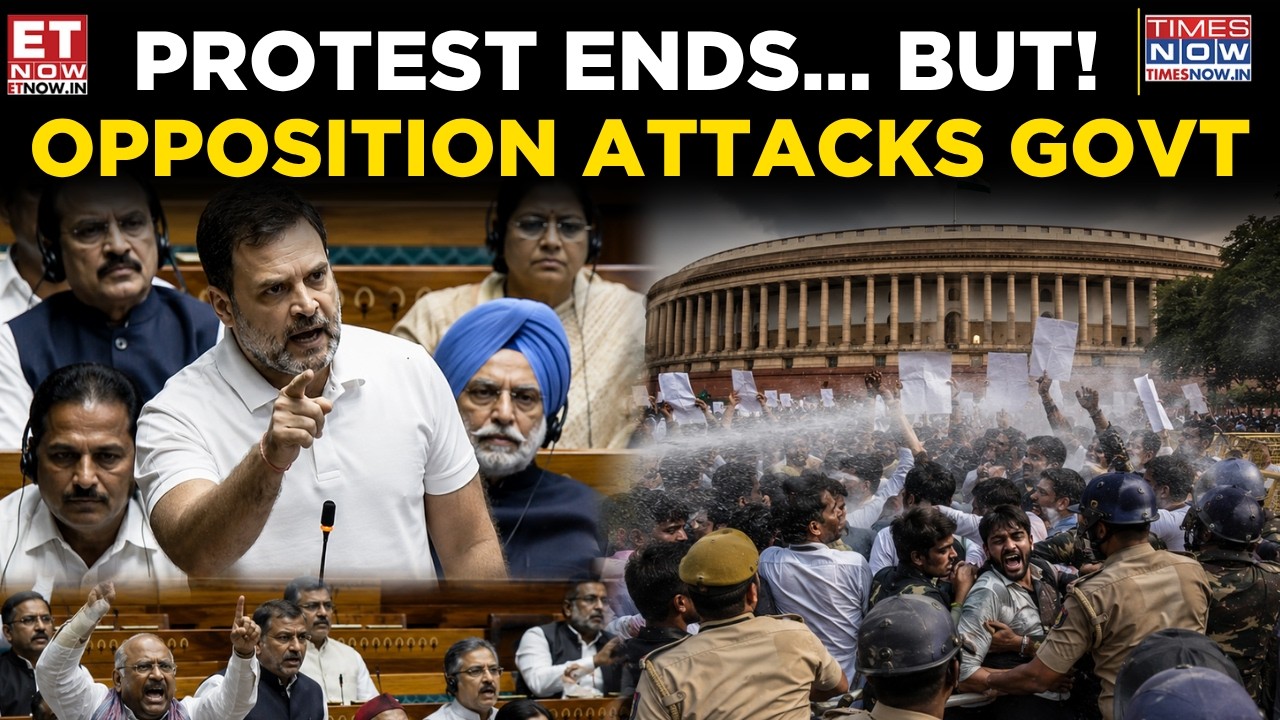 Parliament Showdown After Jantar Mantar Protest Ends | Opposition Attacks Govt Over Police Action