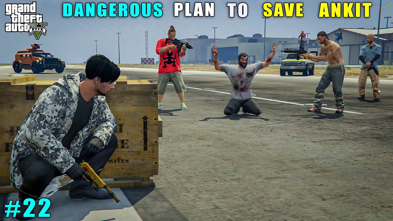 Ankit In Danger 😨 But Amarjit Came To Save Him | Gta V