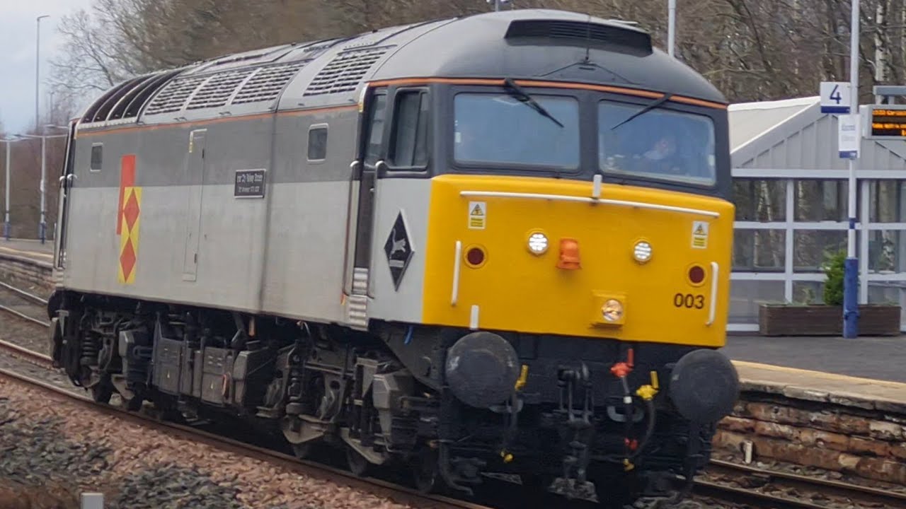 Loco Services 57003 working 0Z55 Carlisle Upperby TMD lsl to Carlisle Upperby TMD lsl at Kilmarnock
