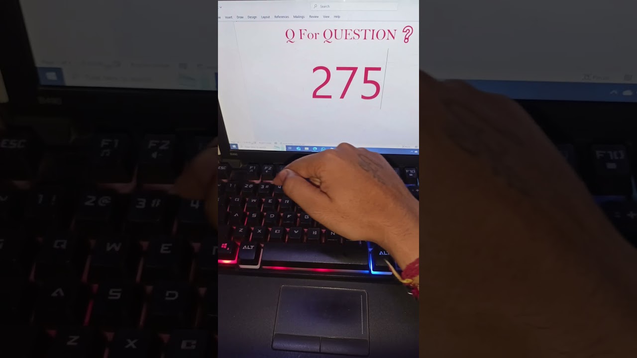 Question symbol in ms word with code #shorts#shortvideo #shortfeed#shortsviral @ComputerTechnique-22