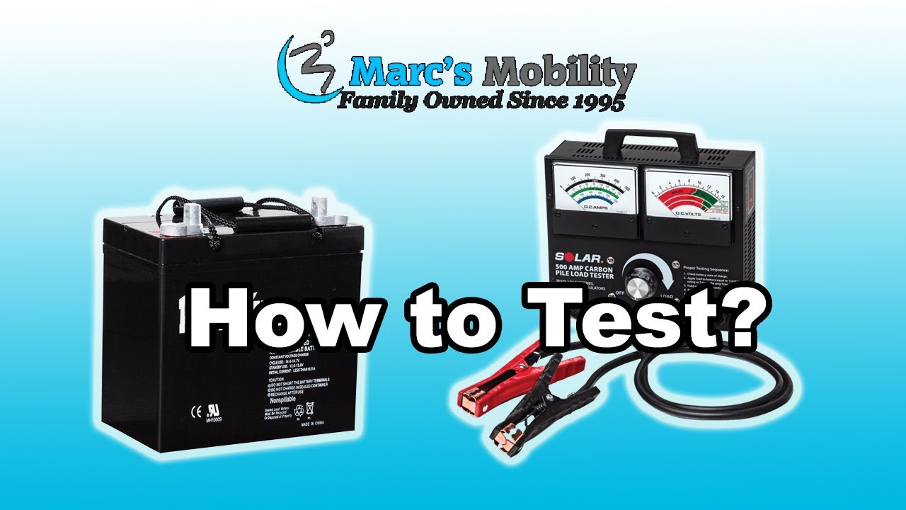 Powerchair or Scooter Batteries Not Working? - How to Load Test Batteries