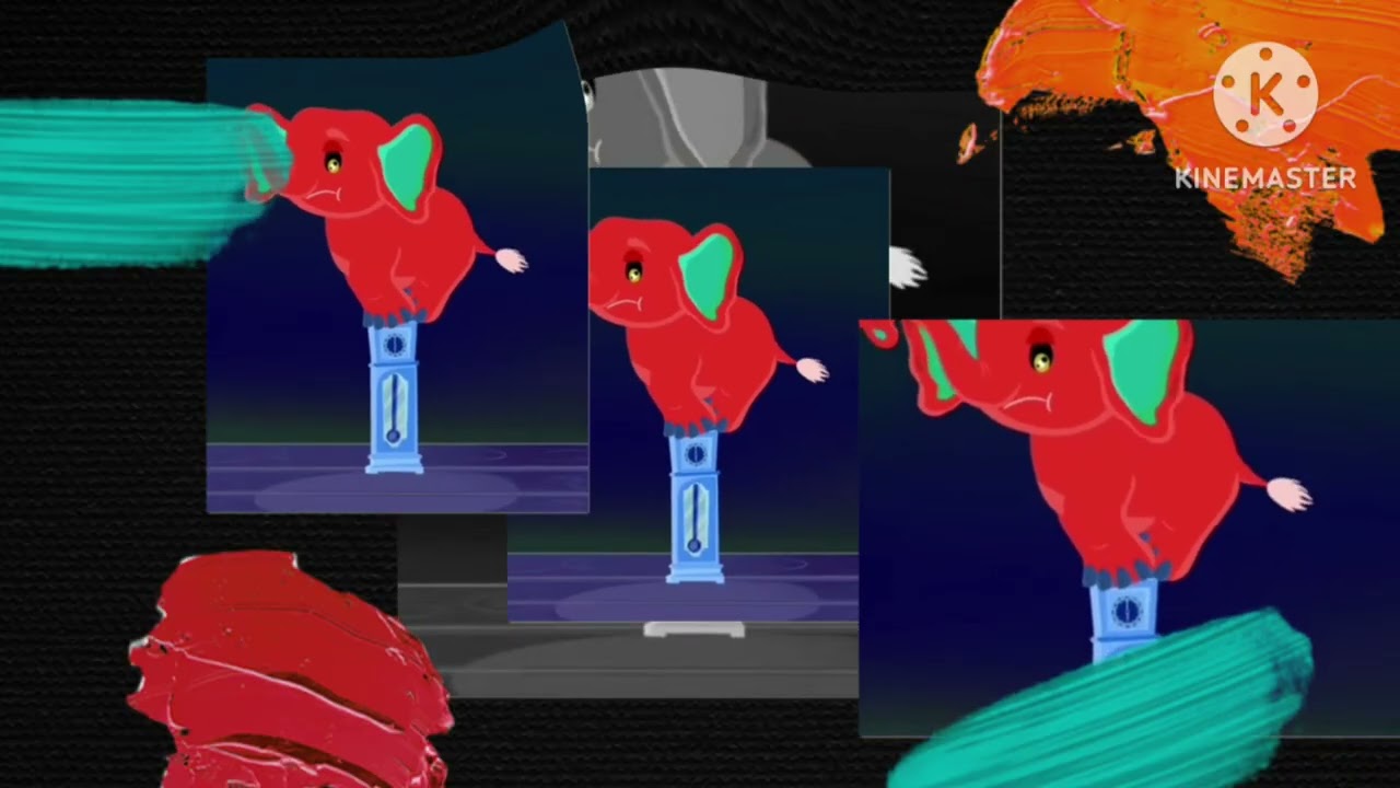 BIG ELEPHANT WENT UP THE CLOCK / GRAPHIC EFFECTS.