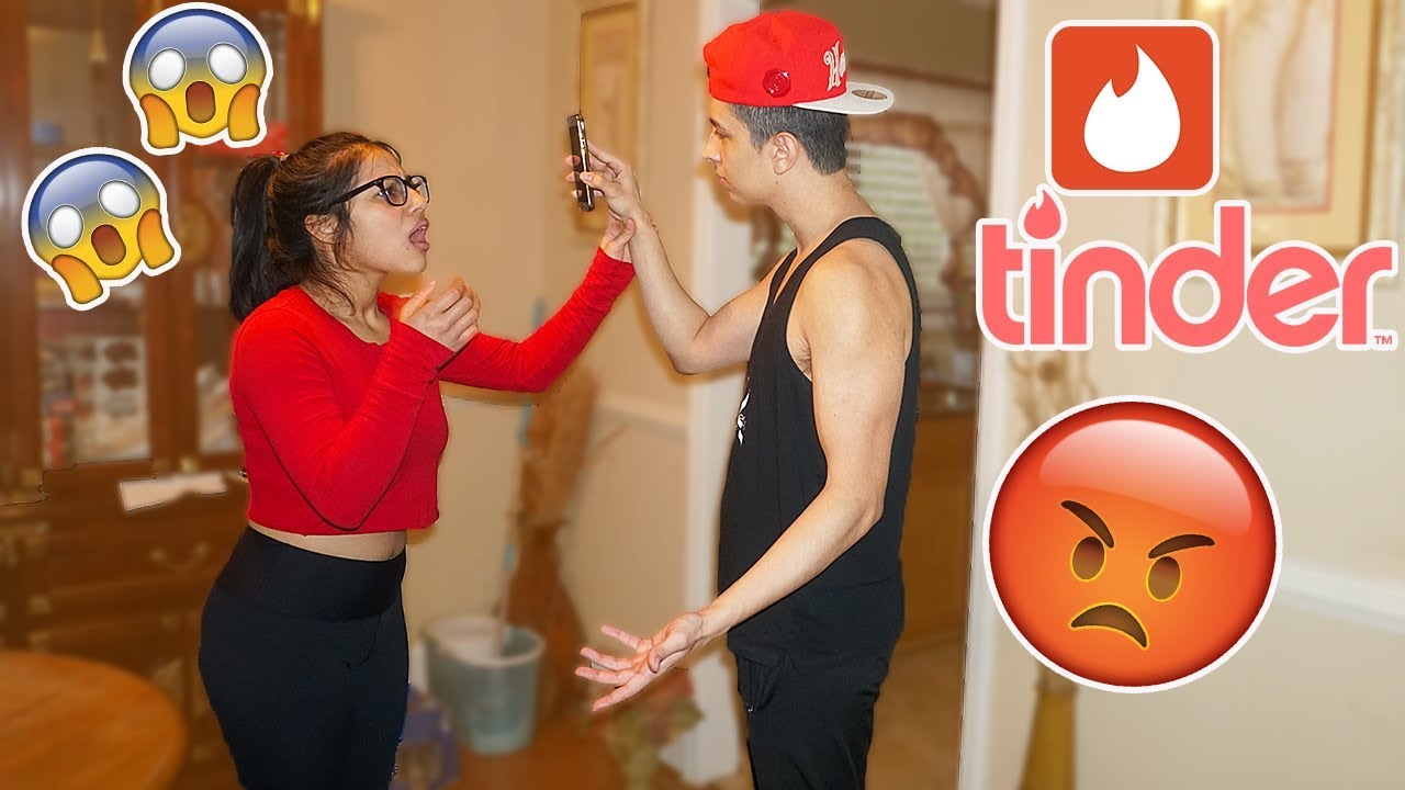 Мой парень узнал, что у меня есть секретный аккаунт в TINDER!!