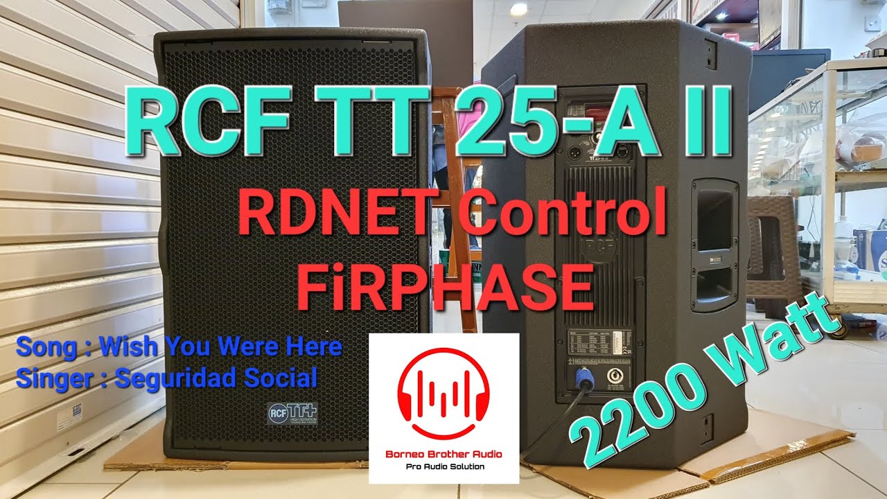 RCF TT 25-A II, Speaker Aktif Professional 2 Way 15