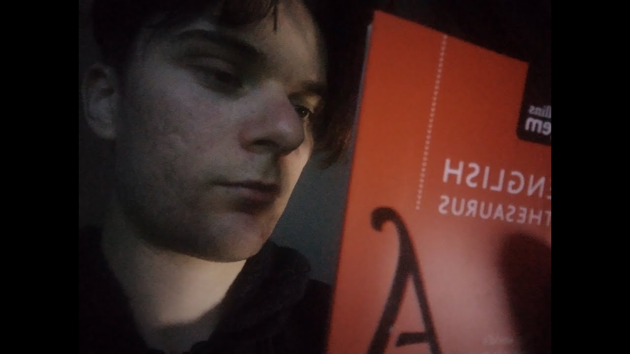 ASMR Page Flipping And Reading With Mini Thesaurus