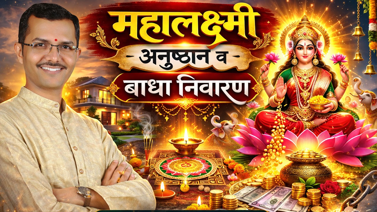 महालक्ष्मी अनुष्ठान व बाधा निवारण | विशेष पूजा | मंगेश कुलकर्णी गुरुजी