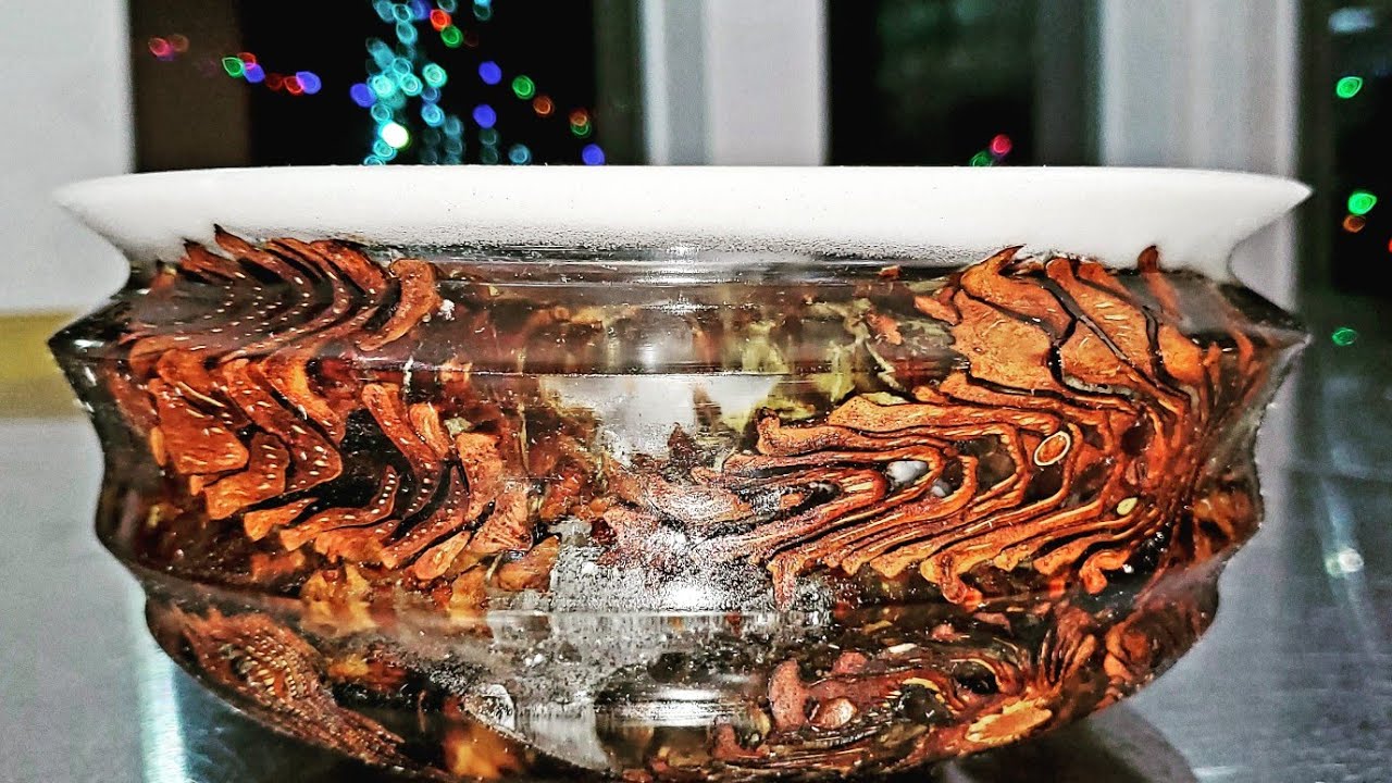 Frosted Pinecones.  resin, lathe turned.  Support OURRESCUE.ORG  purchase: O.U.R. at ArtForOUR.org