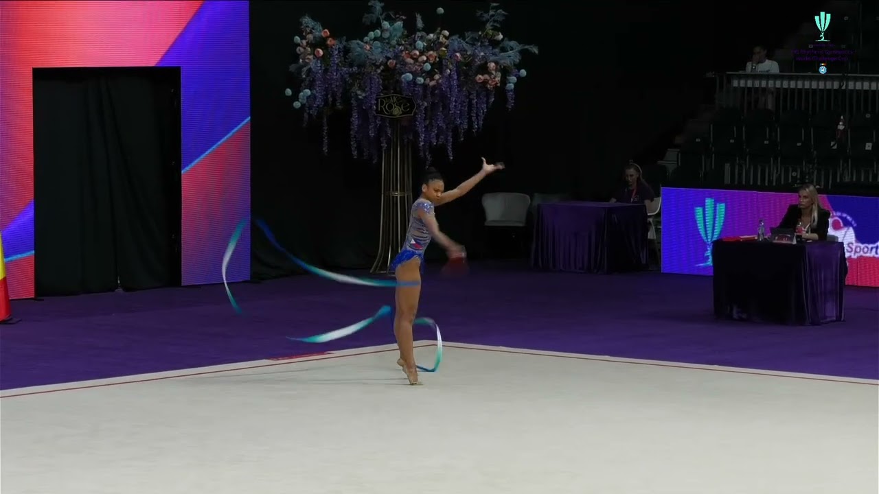 PHI RAMILO Jasmine Althea Ribbon Seniors FIG RG WCCup Cluj Napoca 2025 #RhythmicGymnastics