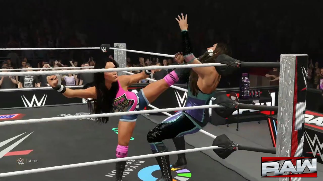 WWE 2K25 RAW - AJ LEE VS. RAQUEL RODRIGUEZ