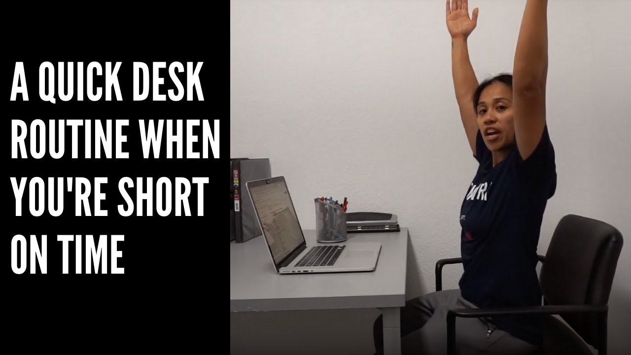 A Quick Desk Routine When You're Short On Time!