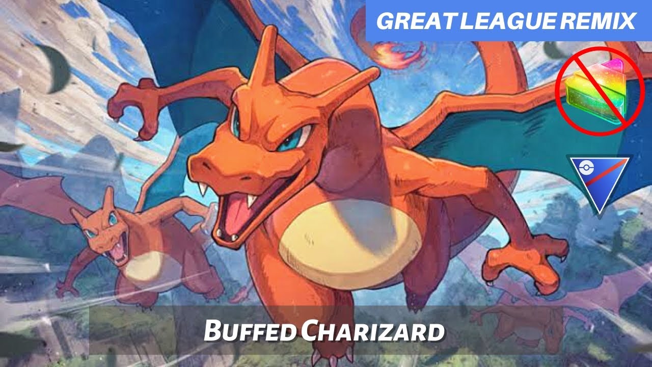 *NEW* Buffed Wing Attack Charizard 🔥 is the BEST SAFE SWAP in Great League Remix? 