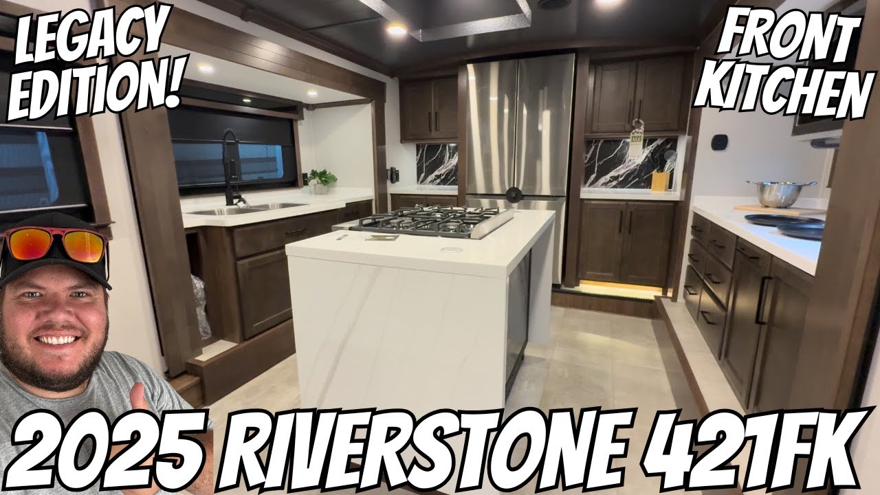 Luxury Front Kitchen RV! 2025 Riverstone Legacy 421FK