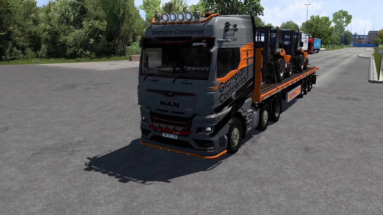 M.A.N TGX ( scs ) , ets2 v1.57 / promods v2.80.