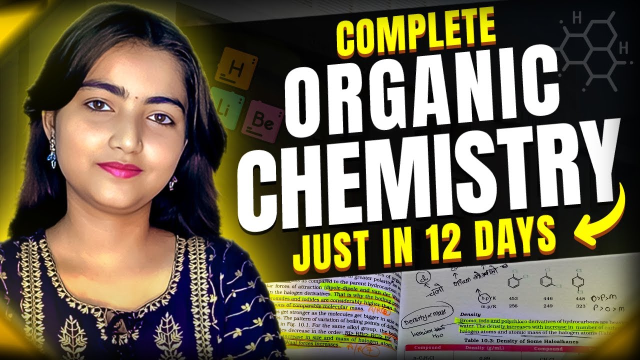 Complete ORGANIC CHEMISTRY in just 12 Days 🔥 || NEET 2024 || Beauty Jha