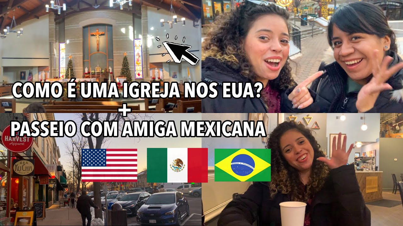 COMO &Eacute; UMA IGREJA NOS EUA? + PASSEIO PELA CITY COM AMIGA MEXICANA