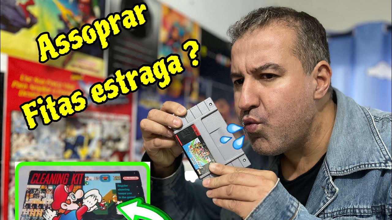 ASSOPRAR FITAS ESTRAGA? Cartucho ANTI SOPRO que NINTENDO CRIOU