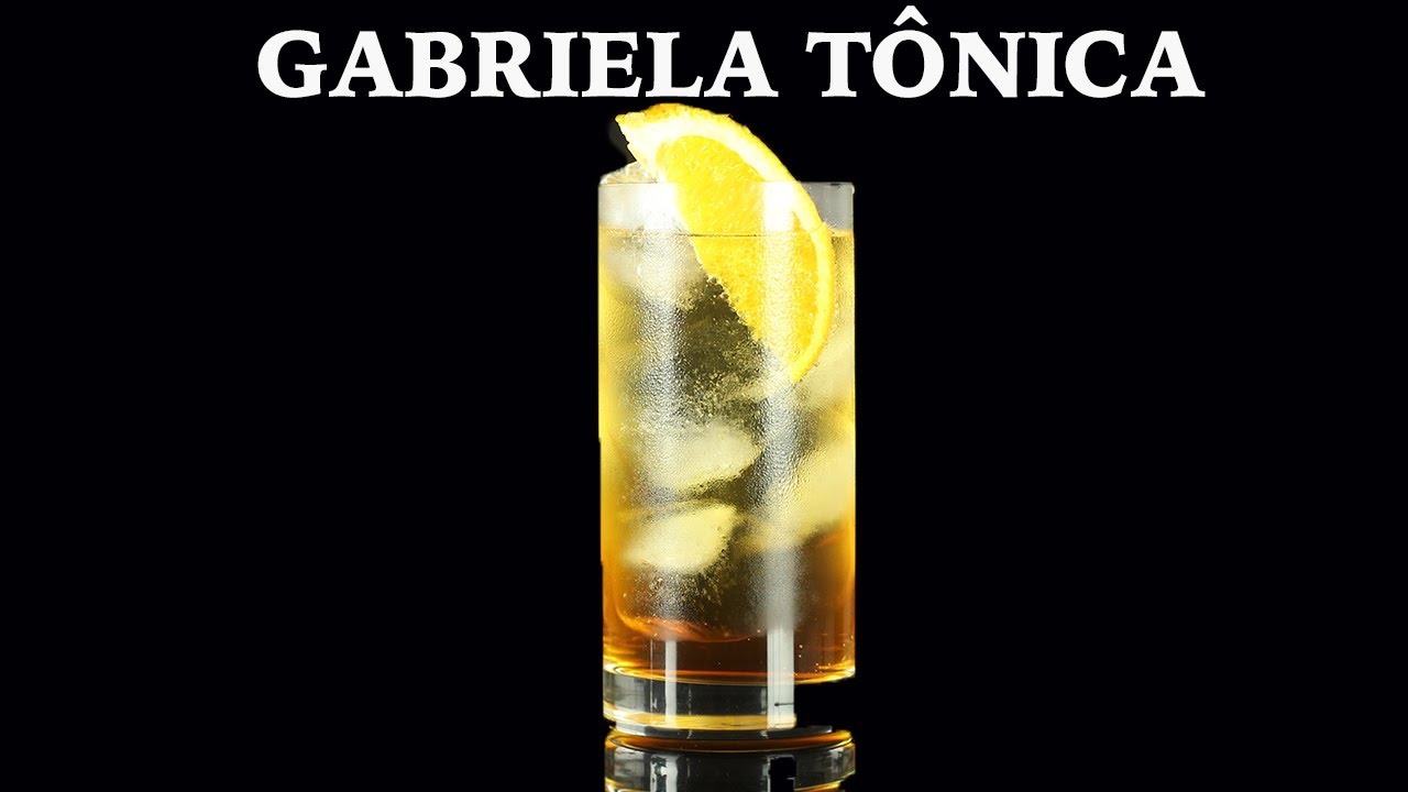 Gabriela Tonic Receita com Cachaça Cravo e Canela Gabriela #cachaça #gabrielacravoecanela #drinks