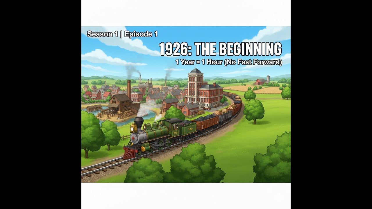 OpenTTD 100-Year Empire | Season 1 Episode 1: The Steam Age (1926)